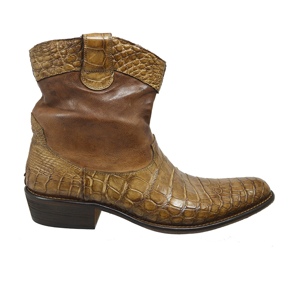 Calzoleria Toscana 3934 Alligator Cowboy Boot - Cellini Uomo