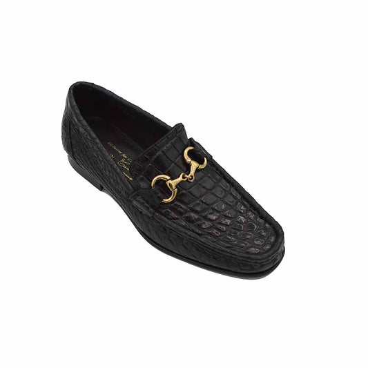 Calzoleria Toscana 3238 Alligator DISO  Rolls-Royce Loafer - Cellini Uomo