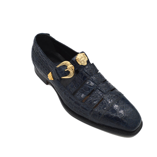 Mauri 3082 Men's Exotic-Skin Alligator Sandals - Cellini Uomo