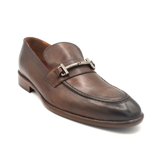 Bruno Magli Sante Double Gore Classic Leather Loafer - Cellini Uomo