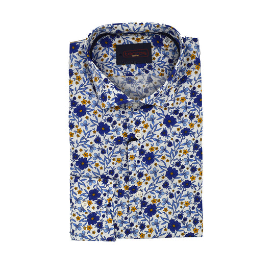 Torras Floral Print Cotton Shirt