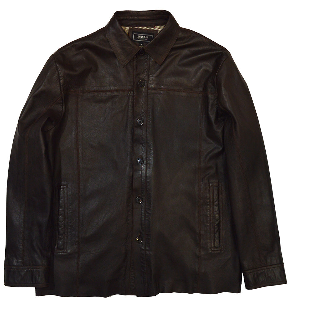 New Lamb Skin Leather Shirt Jackets 339330