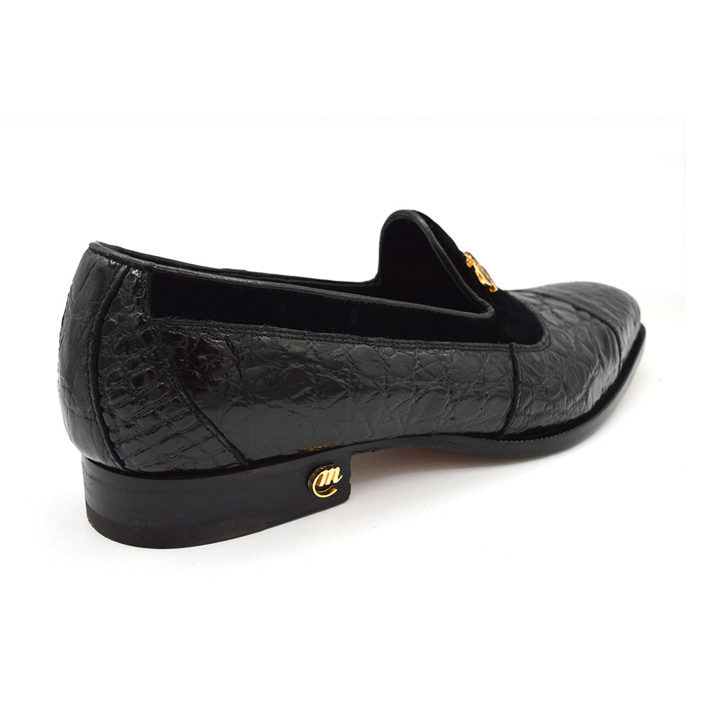 Mauri 3215 Alligator and Velvet Loafer