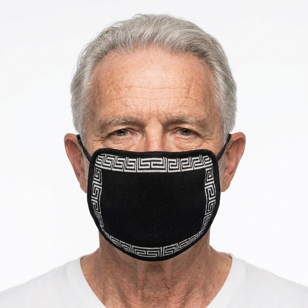 Prestige Fabric Black Face Mask 100 - Cellini Uomo
