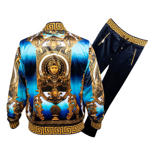 Prestige Navy Design Jogger Set GS-251 - Cellini Uomo