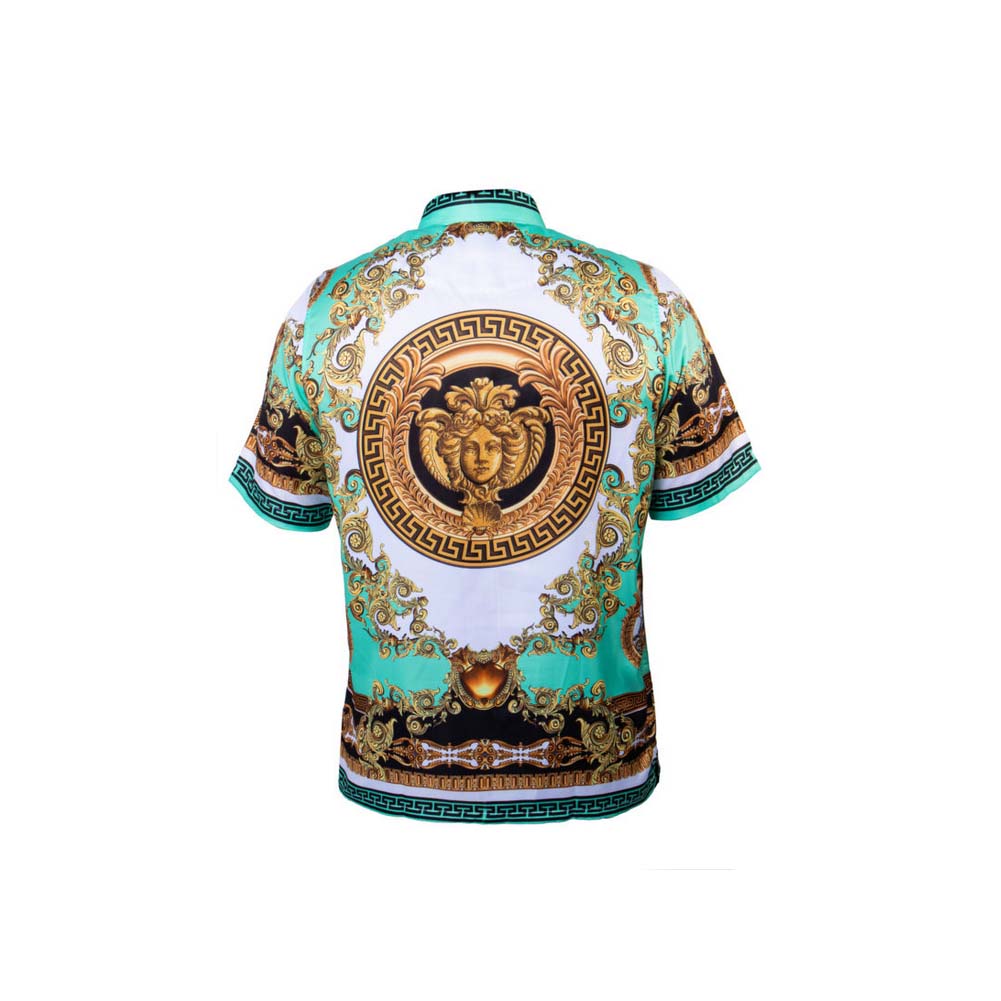 Prestige Digital Print Luxury Shirt Mint 106