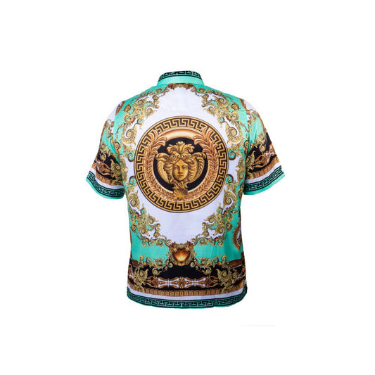Prestige Digital Print Luxury Shirt Mint 106