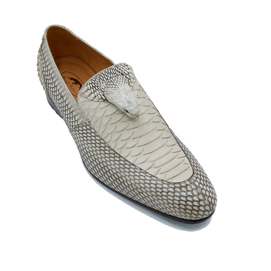Sheriff Collection 2446-8831 Python Loafer with Cobra Head - Cellini Uomo