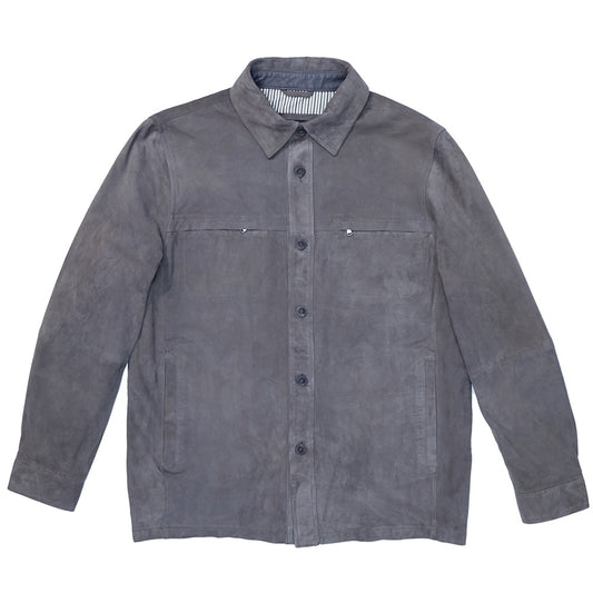 Missani Lamb Suede Shirt Jackets 342518 - Cellini Uomo