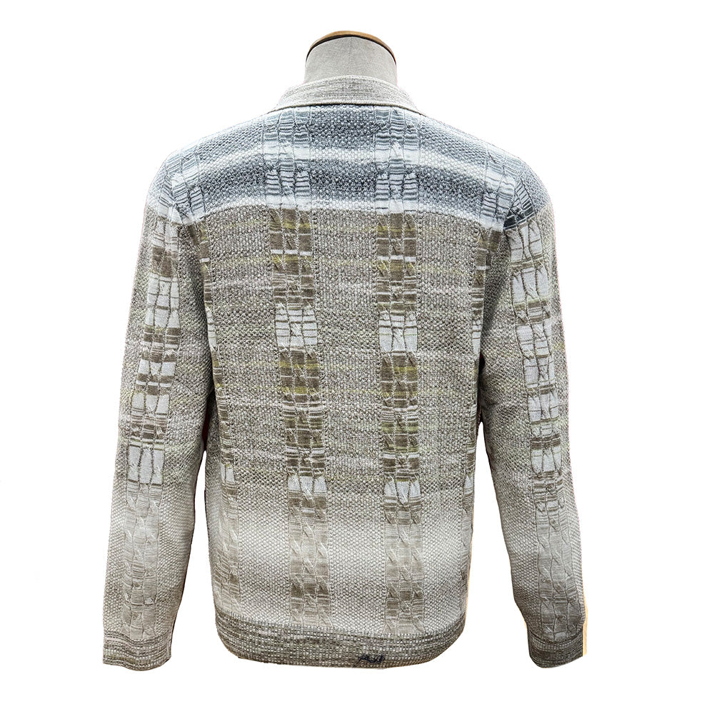 Prestige 3 Button Collard Design Sweater 294 - Cellini Uomo