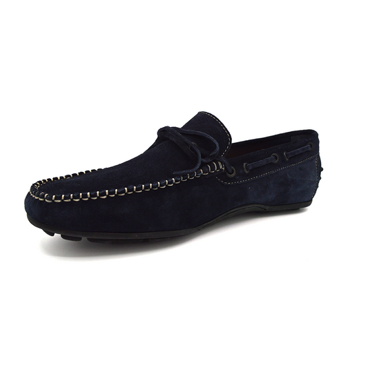 Calzoleria Toscana 2449 Brown Suede Buckle Loafer