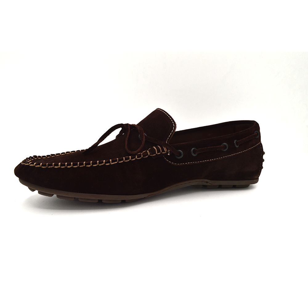 Calzoleria Toscana 2449 Brown Suede Buckle Loafer