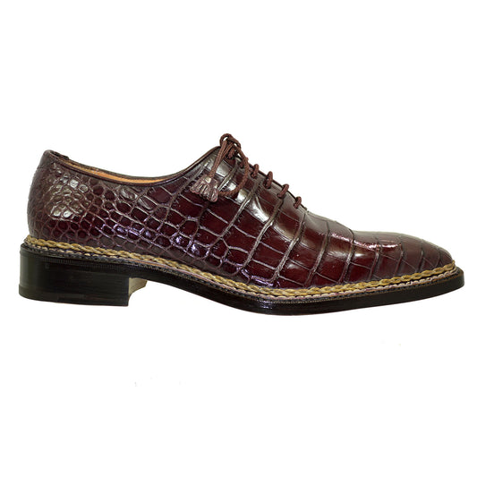 Caporicci 1400 Baby Alligator Lace Up Brown