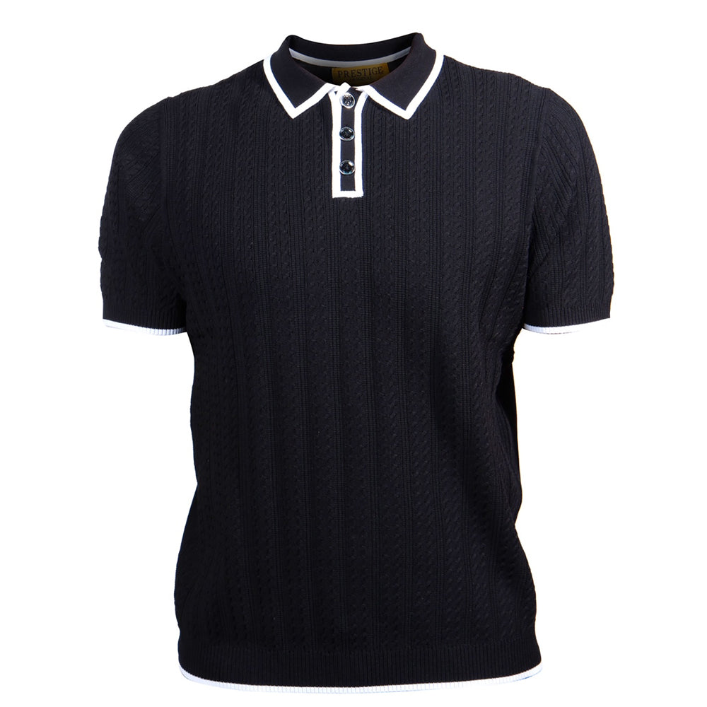 Prestige Trimmed Knit Polo 173t