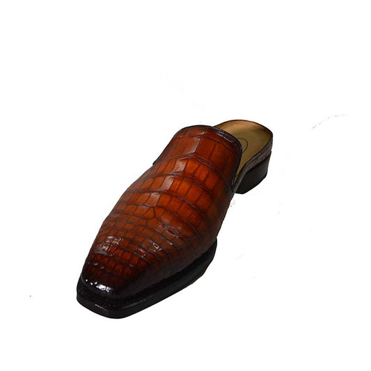 Sheriff Collection 2002 Congac Alligator Half-Shoe