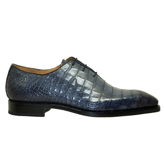 Sheriff Collection 2050 Charcoal Alligator Lace Up