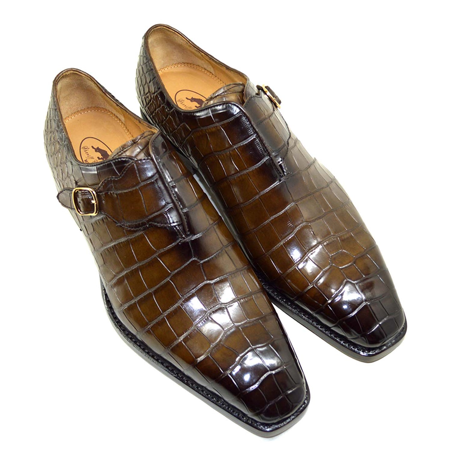 Sheriff Collection 21116 Alligator Strap Dress Shoe