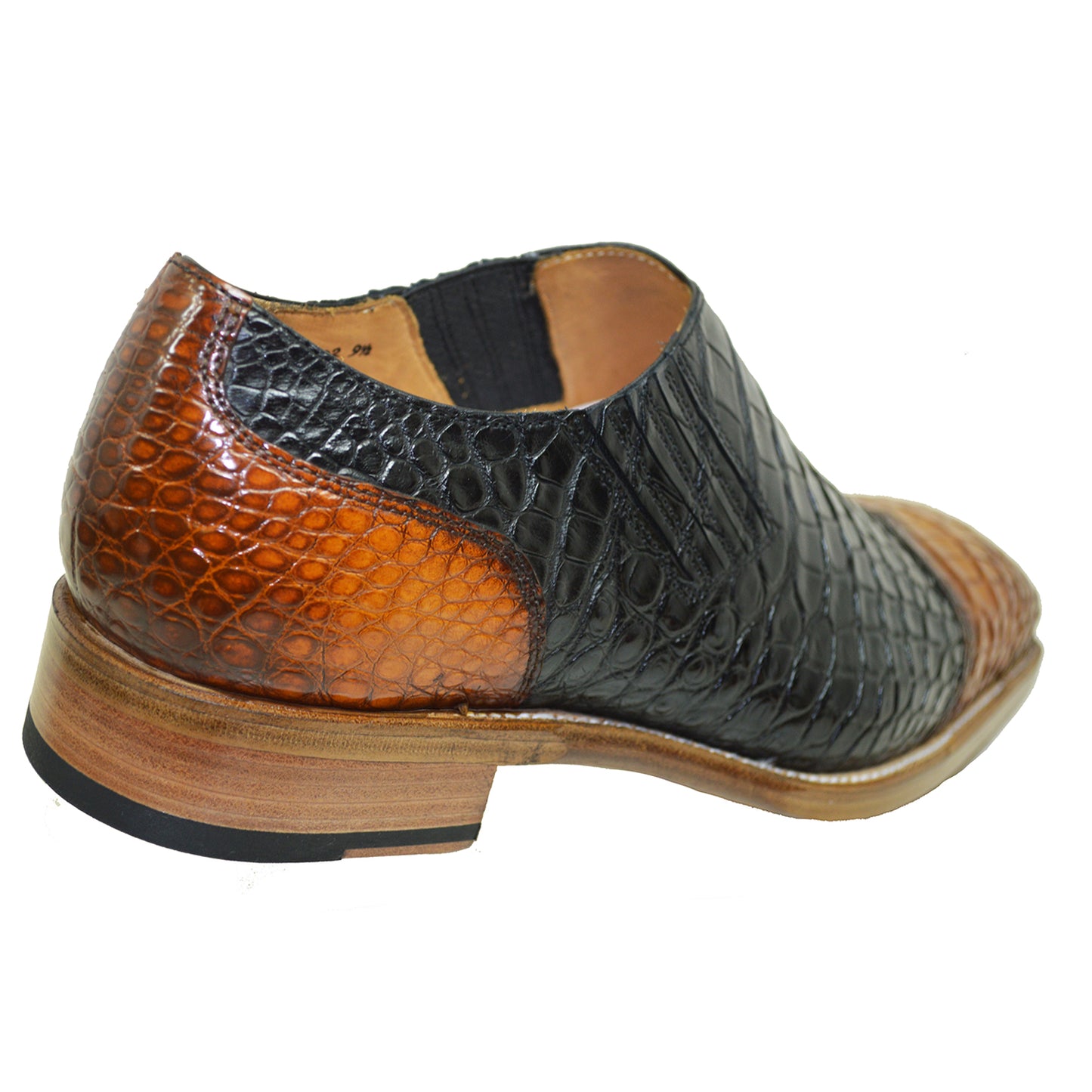 Sheriff Collection Two Tone Alligator Loafer 2174