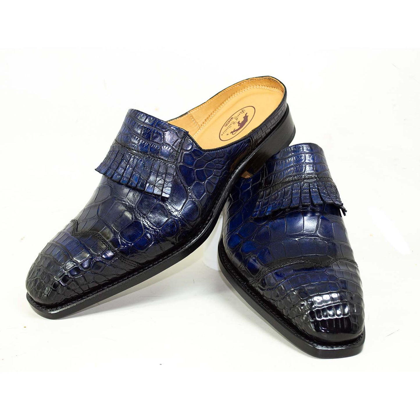 Sheriff Collection 21116 Alligator Strap Dress Shoe