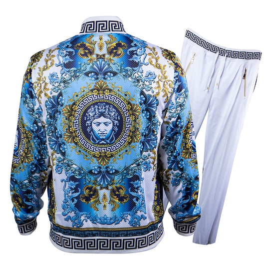 Prestige Perforated & Reversiable Jogger JGS 241 white