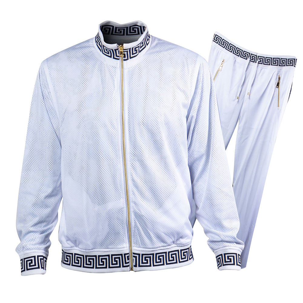 Prestige Perforated & Reversiable Jogger JGS 241 white