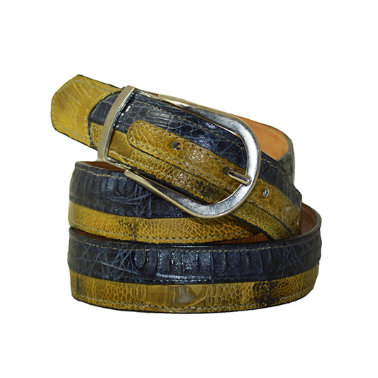 Mauri 2 Tone Ostrich Belt