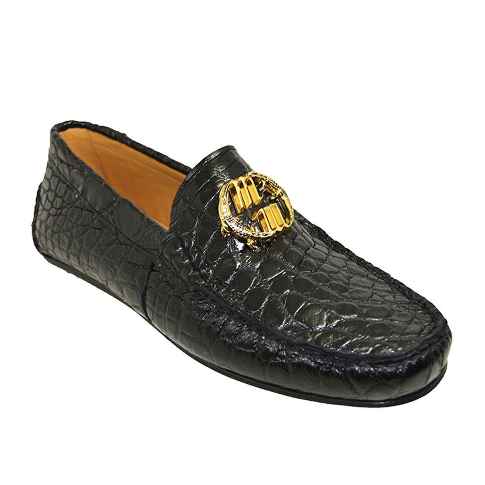 Mauri 3405 Alligator Loafer Black 2