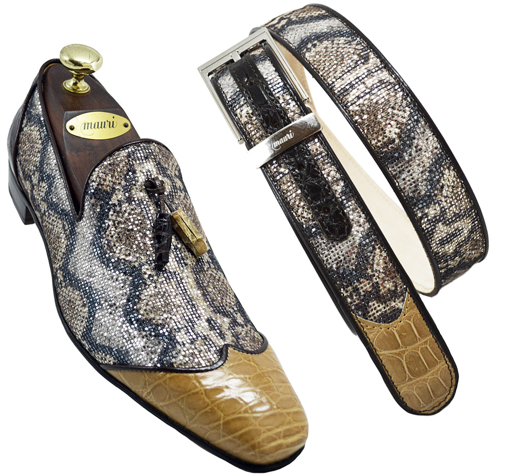 Mauri 04689/5 Sequin & Alligator Shoe