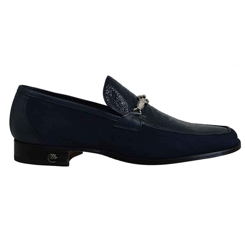 Mauri 'Priest" 4800 Suede-Ostrich Leg Loafer