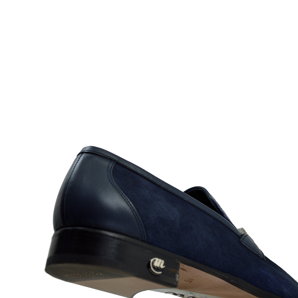 Mauri 'Priest" 4800 Suede-Ostrich Leg Loafer