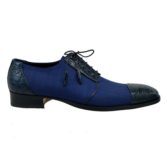 Sheriff Mauri 4838 blue lace-up shoes with stylish design, featuring a sleek blue finish and sturdy laces.