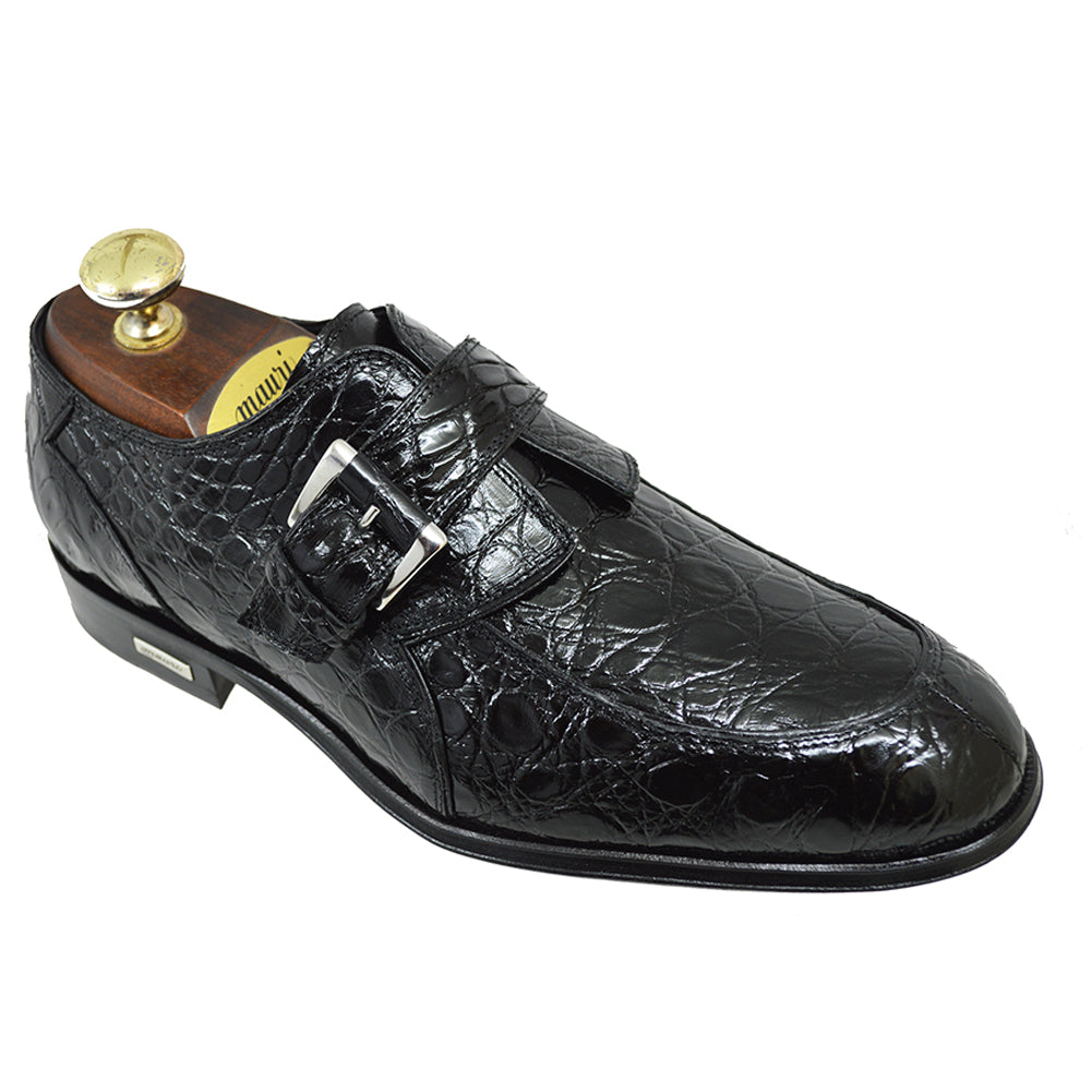 Mauri 4842 Crocodile Monk Strap