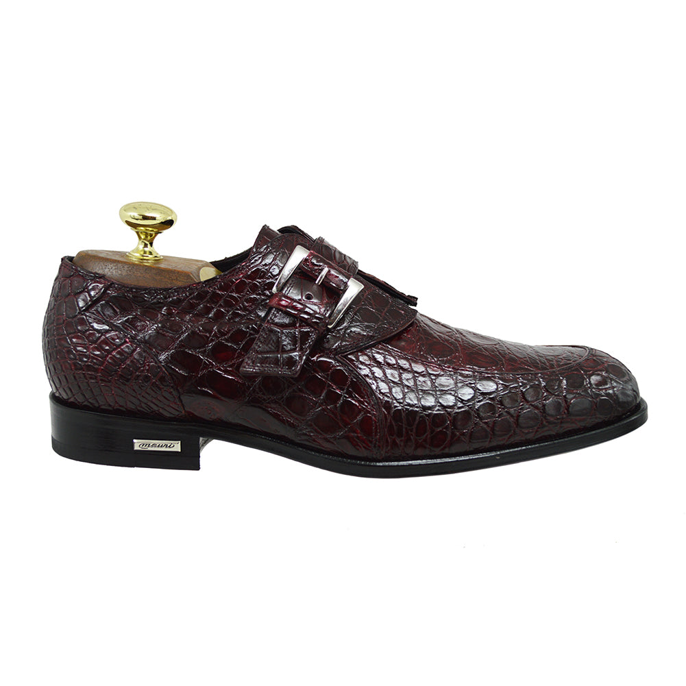 Mauri 4842 Crocodile Monk Strap