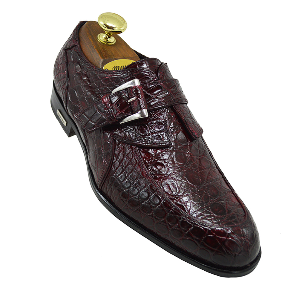 Mauri 4842 Crocodile Monk Strap