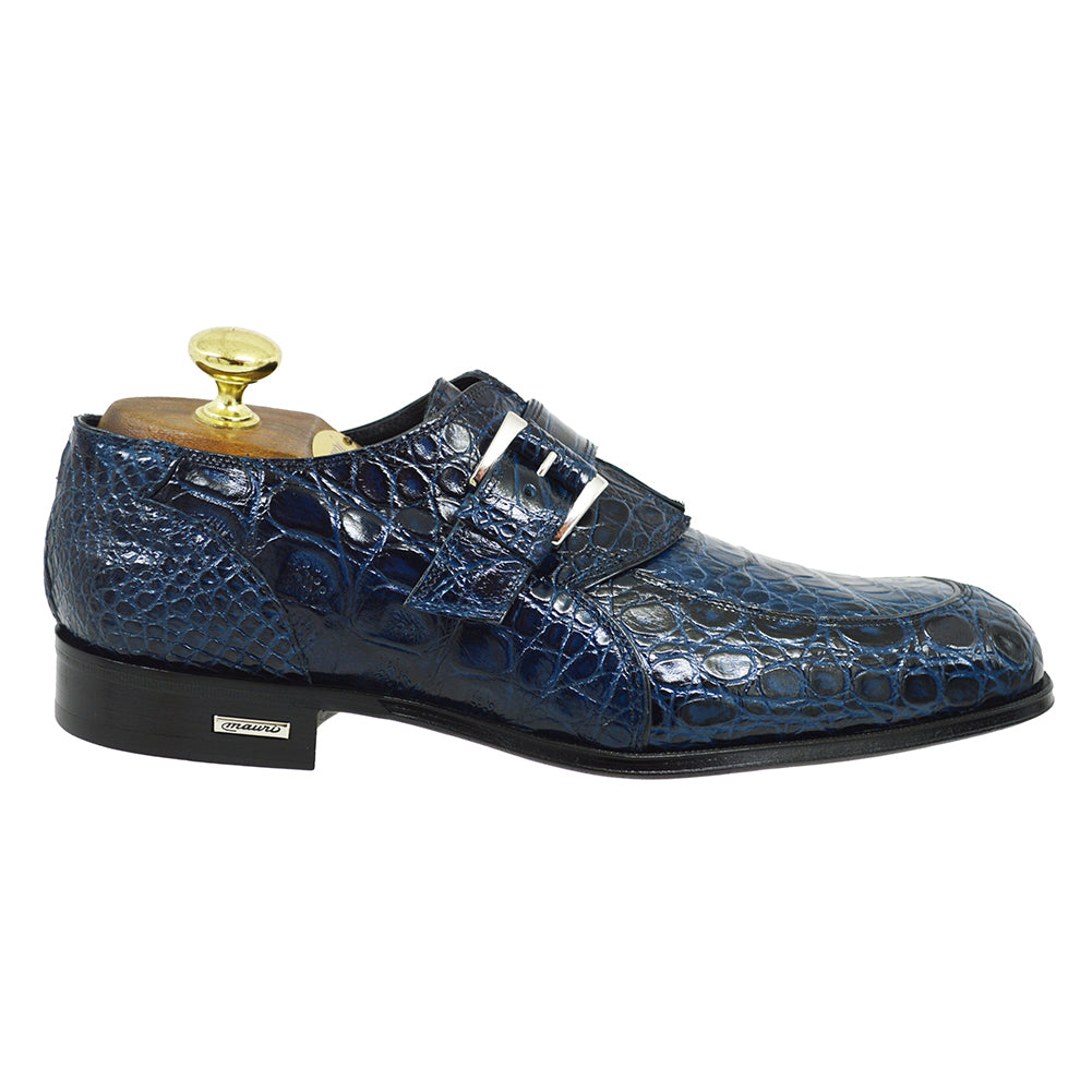 Mauri 4842 Crocodile Monk Strap