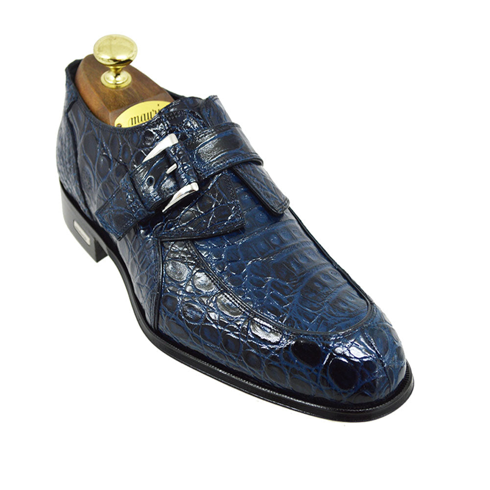 Mauri 4842 Crocodile Monk Strap