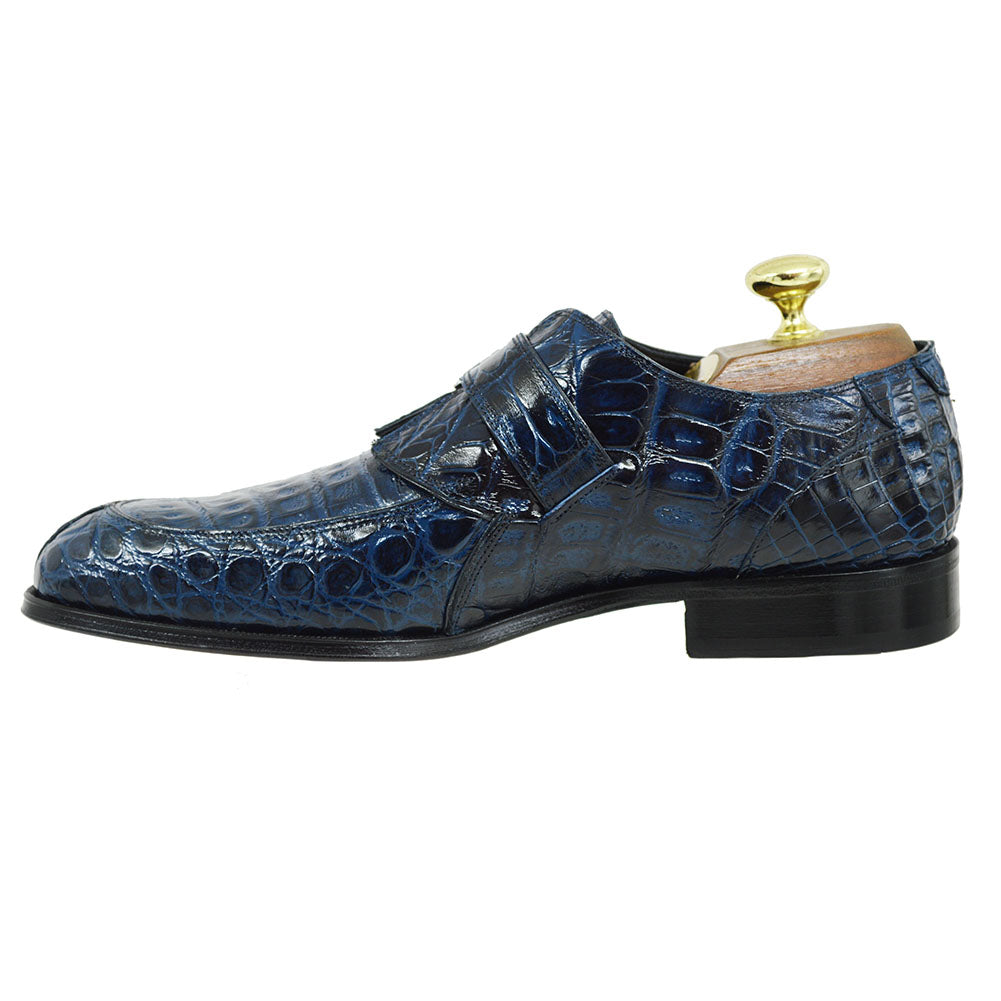 Mauri 4842 Crocodile Monk Strap