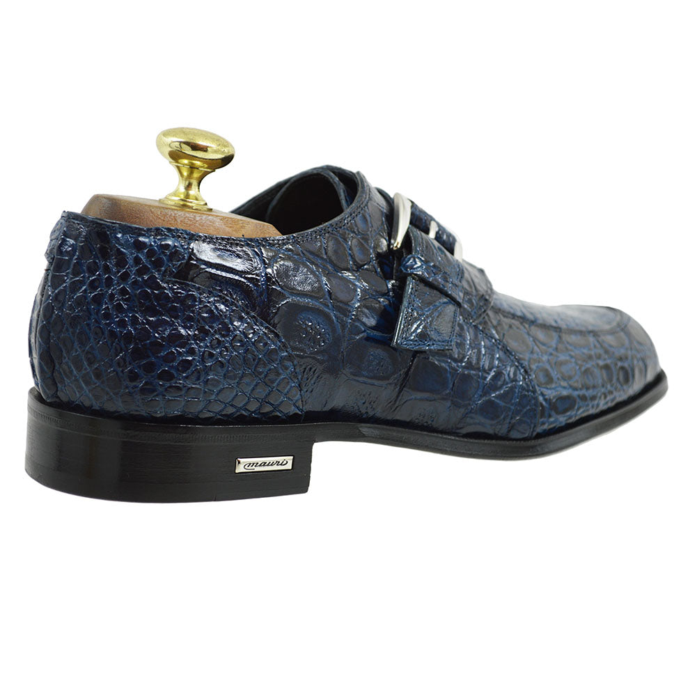Mauri 4842 Crocodile Monk Strap