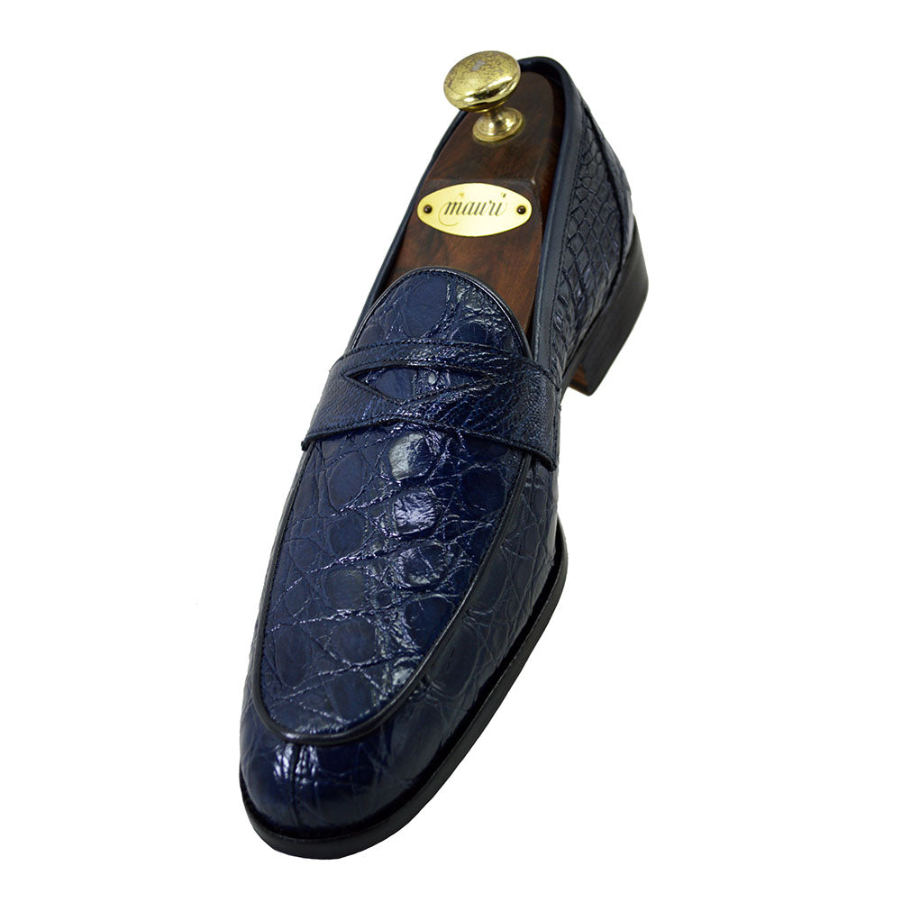 Mauri 4862 Crocodile Penny Loafer