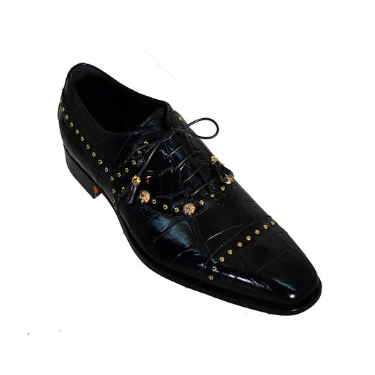 Mauri 4901 Alligator Studded Dress Shoe