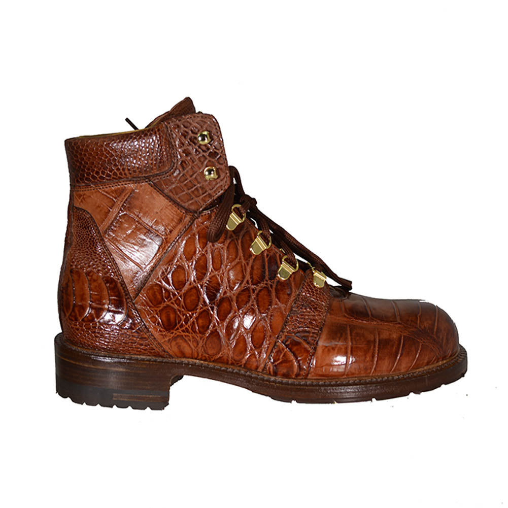 Mauri 4963 "PathFinder" Hand Painted Alligator Boot