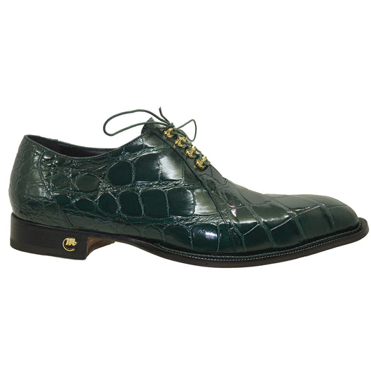 Mauri 4948 Alligator Lace Up shoes featuring a textured alligator pattern and classic lace-up design.