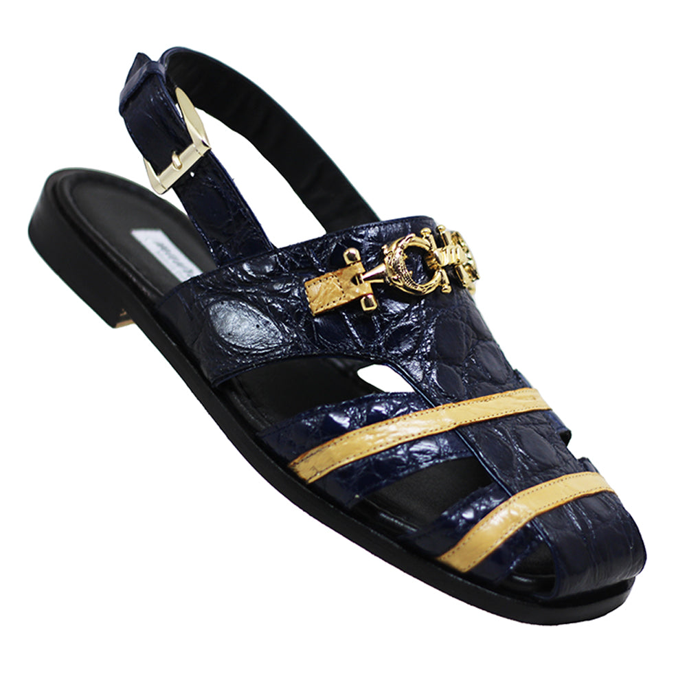 Mauri 5128 Body Alligator Sandal Navy