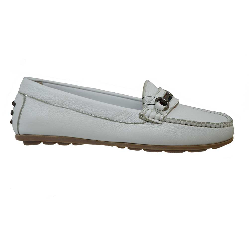 Calzoleria Toscana 8199 Ladies Deer Skin Loafer