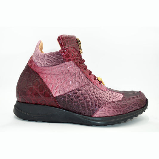 Mauri 8510 FC Multi Color Burgundy Fade Hi Top Sneaker