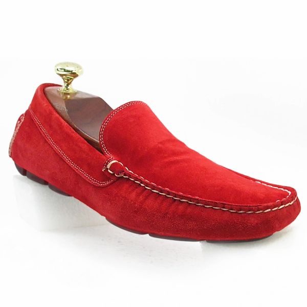 Calzoleria Toscana 9632 plush velvet suede slip-on shoes in rich velvet with sleek design and comfortable fit.
