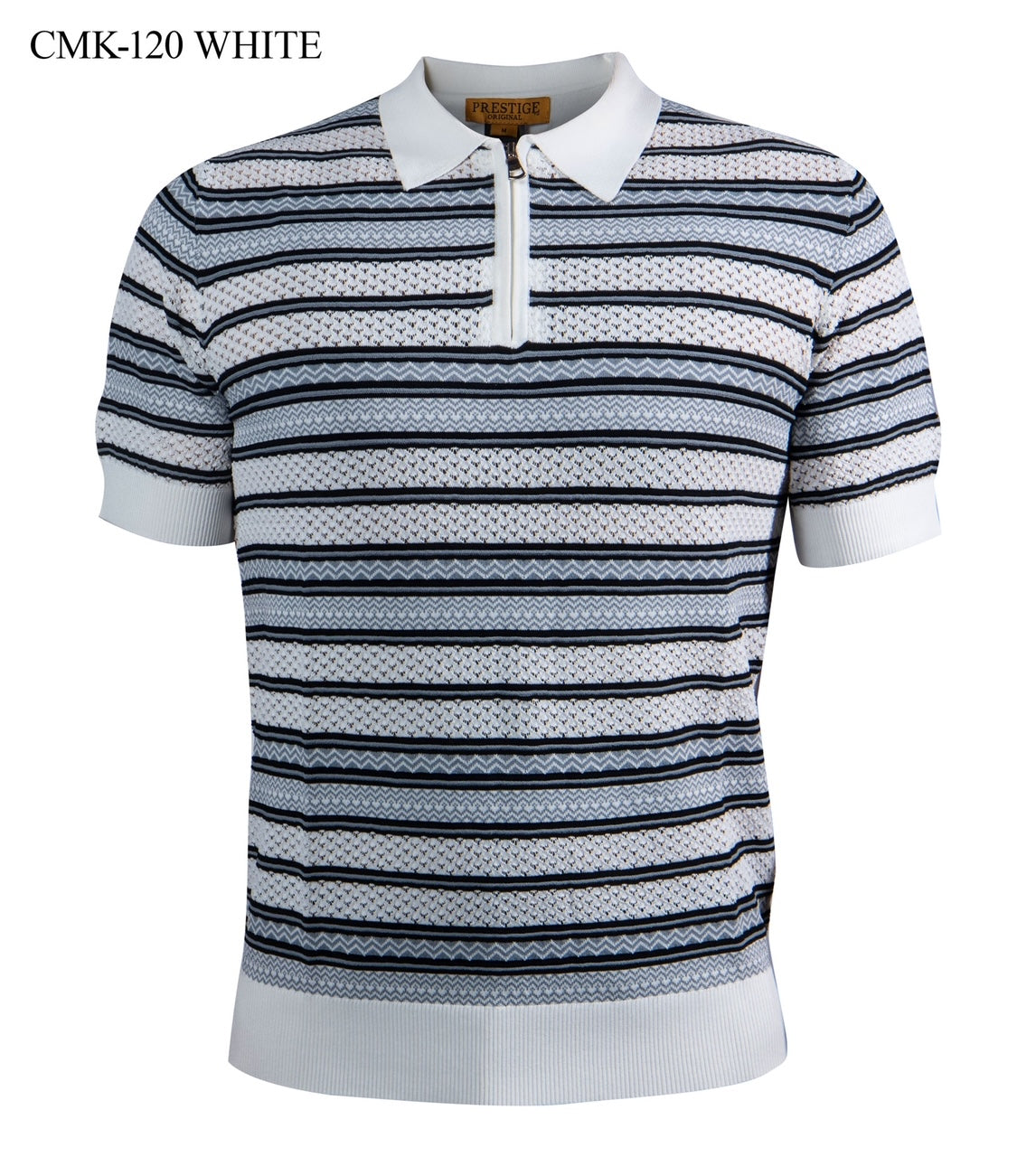 Prestige Zip Up Polo 120