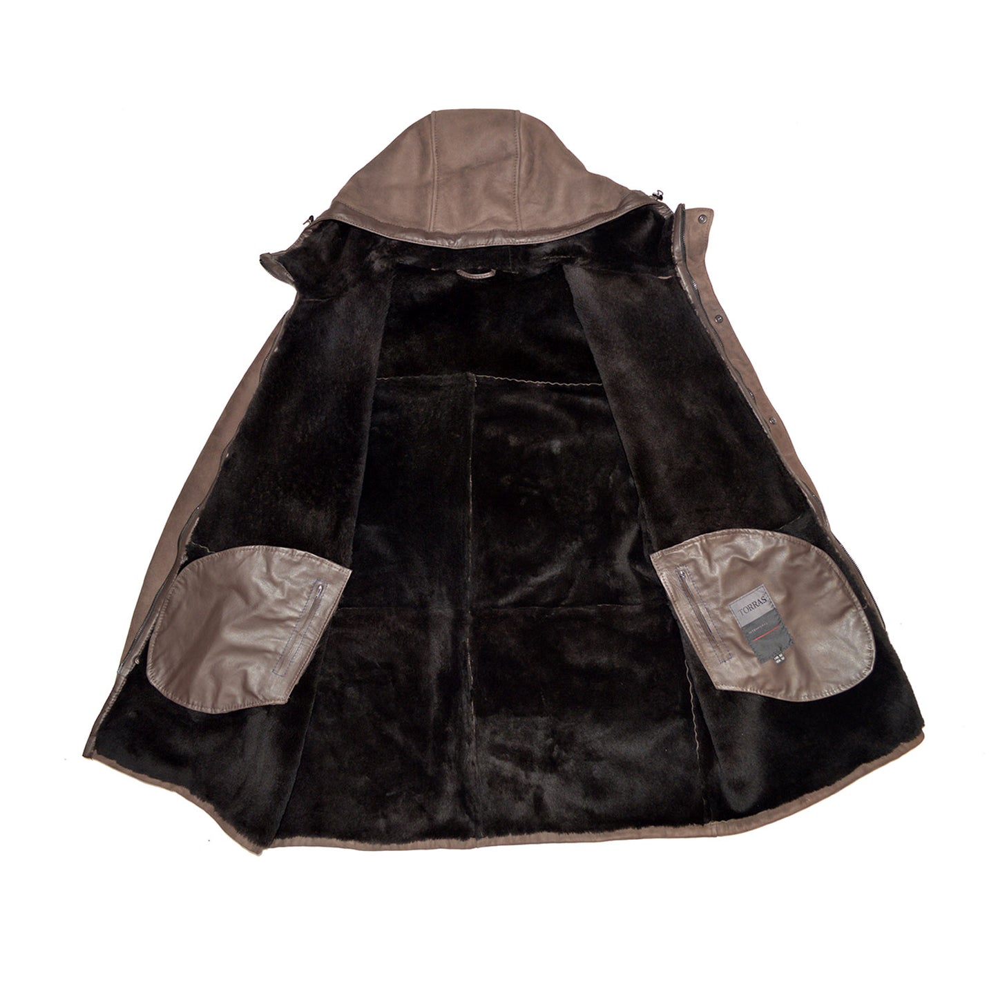 Torras Suede Shearling Coat L97507