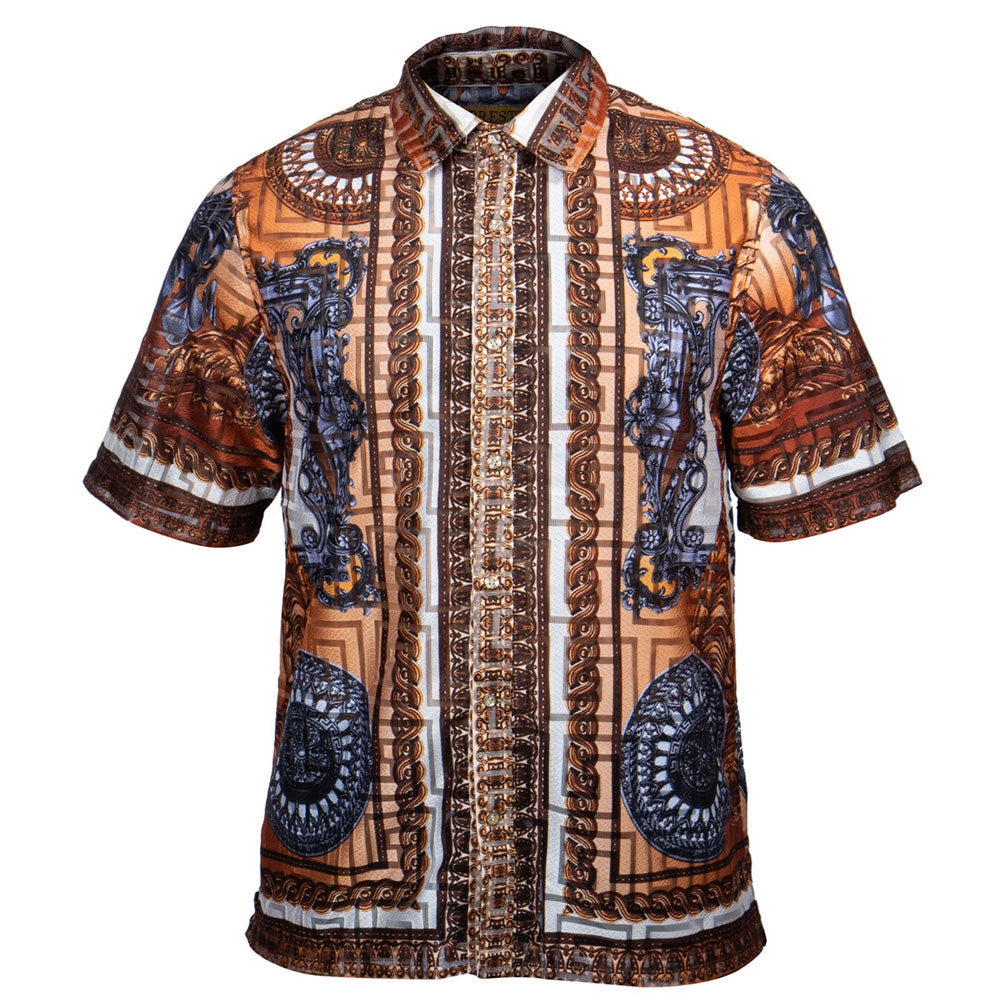 Prestige Lace Button Up Shirt 300