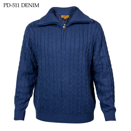 Prestige Cable Knit Half Zip 511